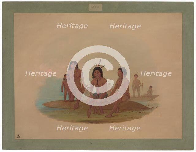 Marahua Indians, 1854/1869. Creator: George Catlin.