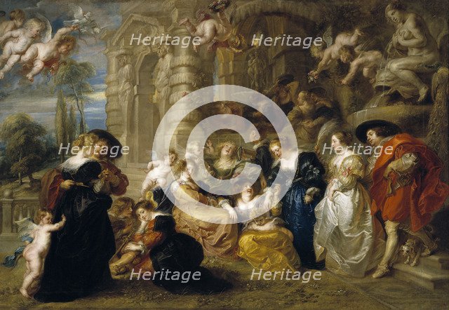The Garden of Love, c. 1633. Artist: Rubens, Pieter Paul (1577-1640)