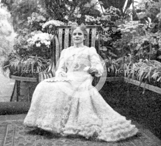 Ida Saxton McKinley, wife of President William McKinley, c1901. Artist: Unknown