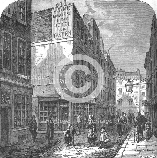 The Old Bedford Head, 1897. Artist: B Fleming.