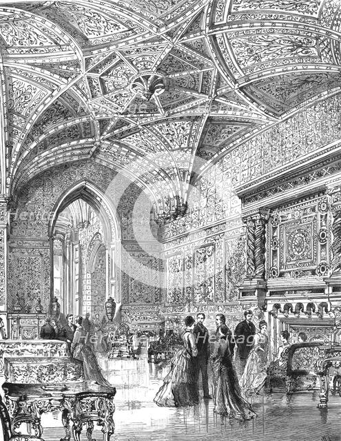 'Eaton Hall, Cheshire - The Great Drawing-room', 1886.  Creator: Unknown.