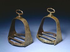 Pair of Stirrups, 1600s. Creator: Unknown.