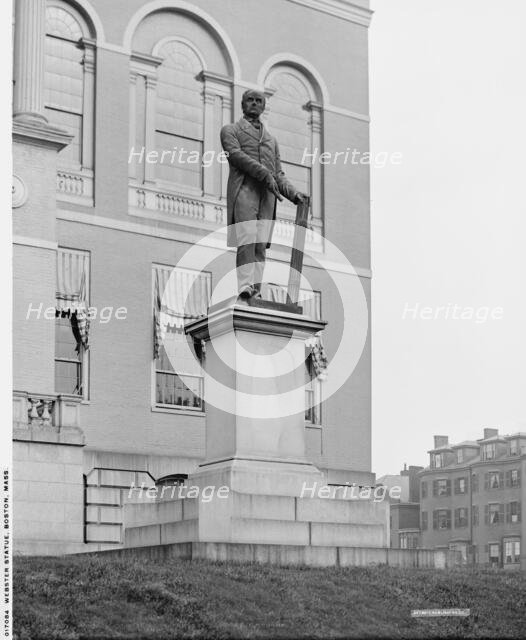 Daniel Webster Statue, State House grounds, Boston, Mass., between 1900 and 1905. Creator: Unknown.