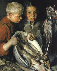Fisher Children, ca. 1902. Creator: Charles Webster Hawthorne.