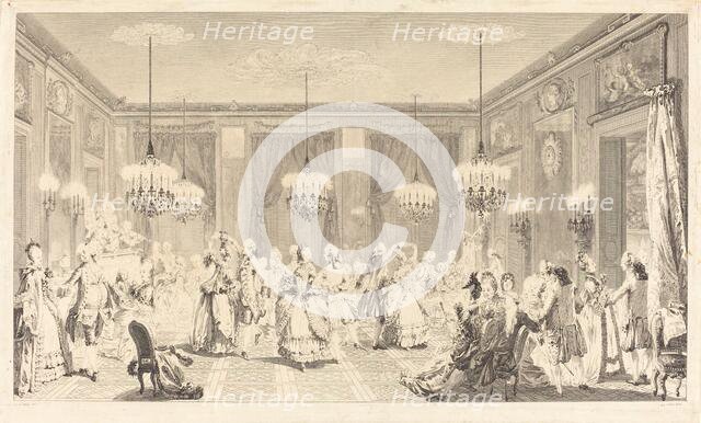 Le bal pare, 1774. Creator: Antoine Jean Duclos.