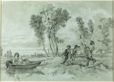 A Country Scene, July 1848. Creator: John La Farge.