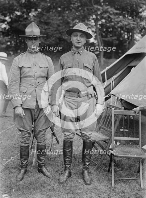 Colonel J.R. Howlett, Major G.G. Hollander, 1917. Creator: Bain News Service.