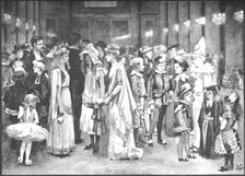 'Juvenile Ball at the Mansion House - Between the Dances', 1891. Artist: William Luker.