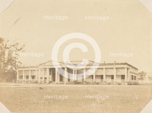 Bengal Artillery Mess House, 1850s. Creator: Unknown.