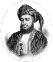 Sayyid Barghash Bin Said, Sultan of Zanzibar, 1875. Artist: Unknown