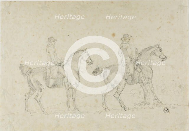 Two Riders, n.d. Creator: Sawrey Gilpin.