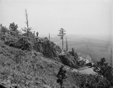 Ragged cliffs of Mt. Tom, Holyoke, Mass., c1908. Creator: Unknown.