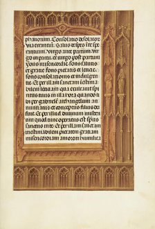 Decorated Text Page; Spinola Hours, about 1510-1520. Creator: Unknown.