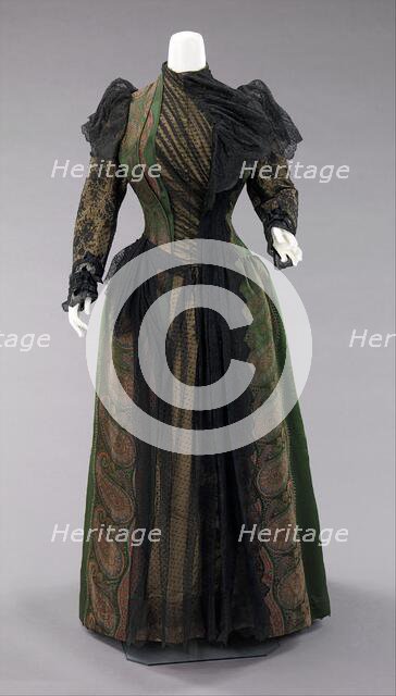 Dress, American, 1889. Creator: Mme. Uoll Gross.