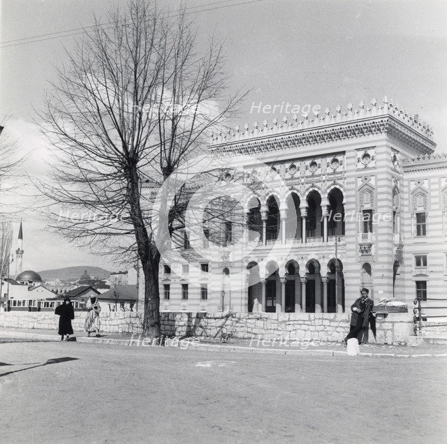 The City Hall of Sarajevo, Bosnia-Hercegovina, Yugoslavia, 1939. Artist: Unknown