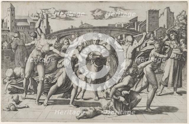 The Massacre of the Innocents, ca. 1512-13. Creator: Marcantonio Raimondi.