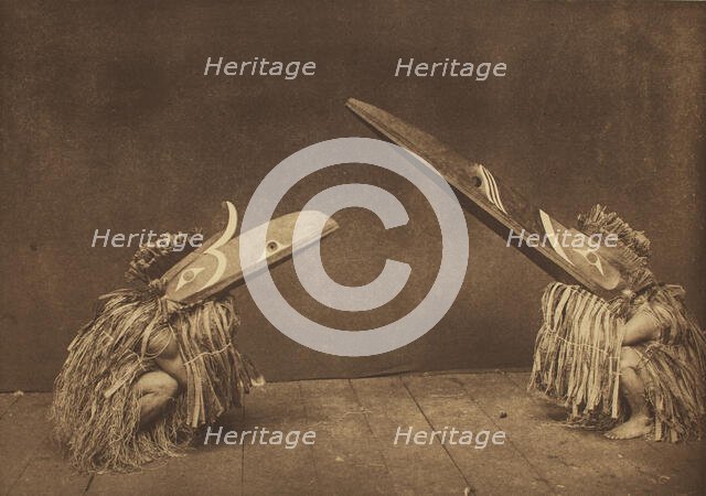 Kotsuis and Hohhuq, Nakoaktok, 1908, reprinted 1914. Creator: Edward Sheriff Curtis.