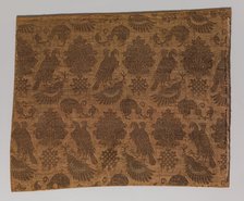 Textile with Falcons, Italian, 14th century. Creator: Unknown.