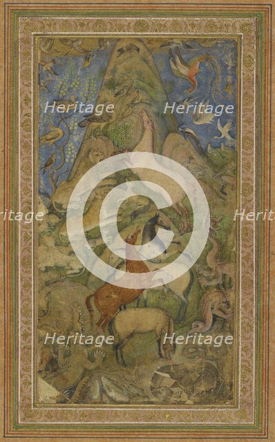 An assembly of animals and birds, c1610. Creator: Anon.