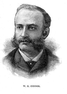 Washington E Connor, partner and broker of the Jay Gould stochbroking firm, 1885. Artist: Unknown