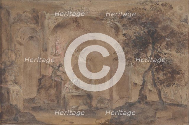 The Temptation of Saint Anthony, 17th century. Creator: Anon.