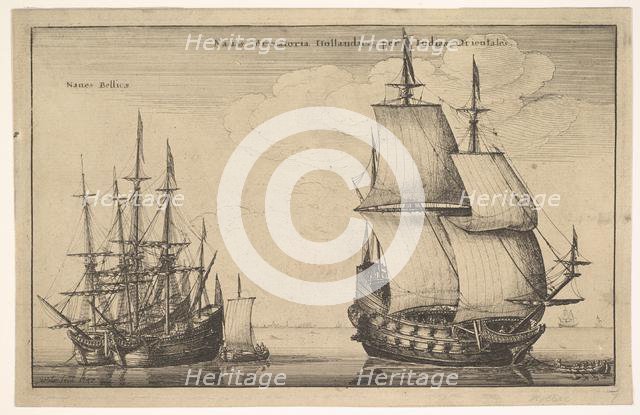 Naues Mercatoriæ Hollandicæ per Indias Occidentales (Dutch East Indiaman), 1647. Creator: Wenceslaus Hollar.