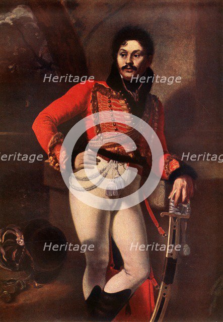'Portrait of Denis Davydov', c1811, (1939). Creator: Orest Kiprensky.