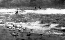 Pictures from the Royal Academy: The Harbour Bar - W. L. Wyllie, A.R.A., 1898. Creator: Unknown.