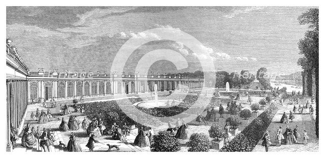 The Grand Trianon, (1885).Artist: Rigaud