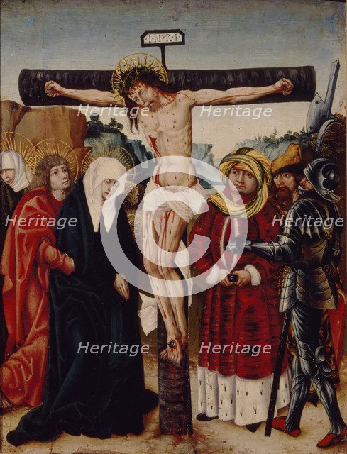 The Crucifixion, Early16th cen.. Artist: German master  