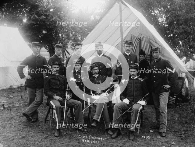 Capt. Columbus & friends, 1893. Creator: Unknown.