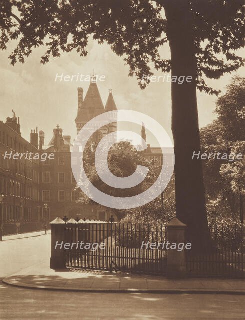 Lincoln's Inn. From the album: Photograph album - London, 1920s. Creator: Harry Moult.