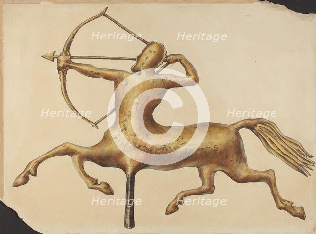 Centaur Weather Vane, c. 1938. Creator: James McLellan.
