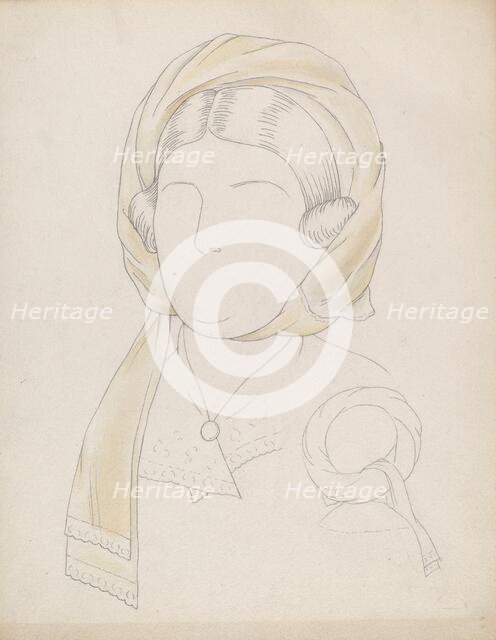 Headdress, c. 1937. Creator: Eva Noe.