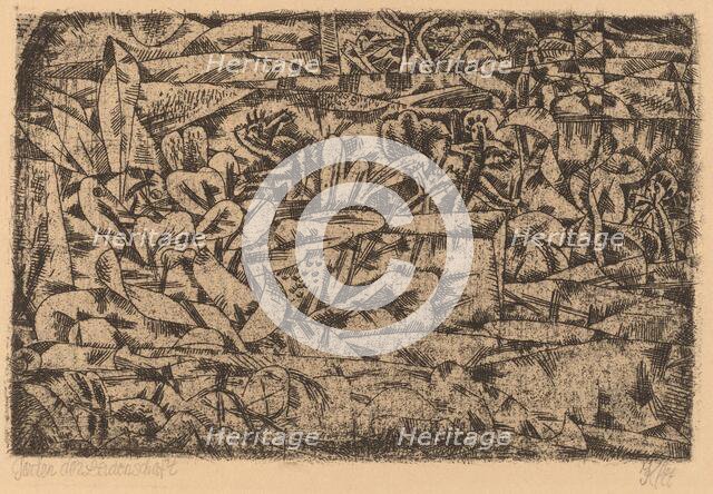 Garden of Passion (Garten der Leidenschaft), 1913. Creator: Paul Klee.