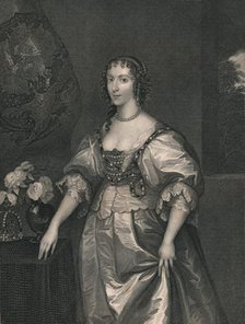 'Henrietta Maria, Queen of Charles The First', (early-mid 19th century).  Creator: Henry Thomas Ryall.