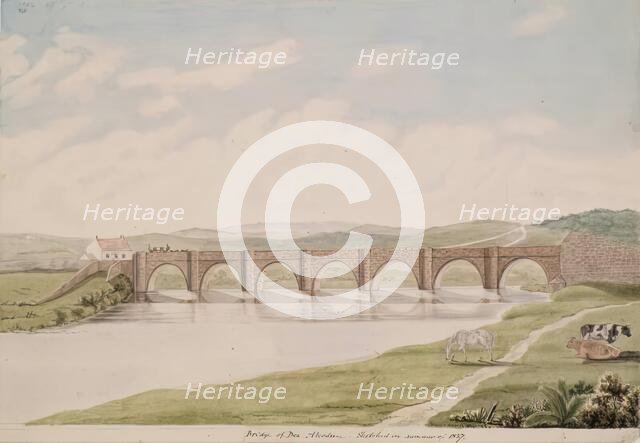 Bridge of Dee, Aberdeen, 1827. Creator: Alexander Seton.