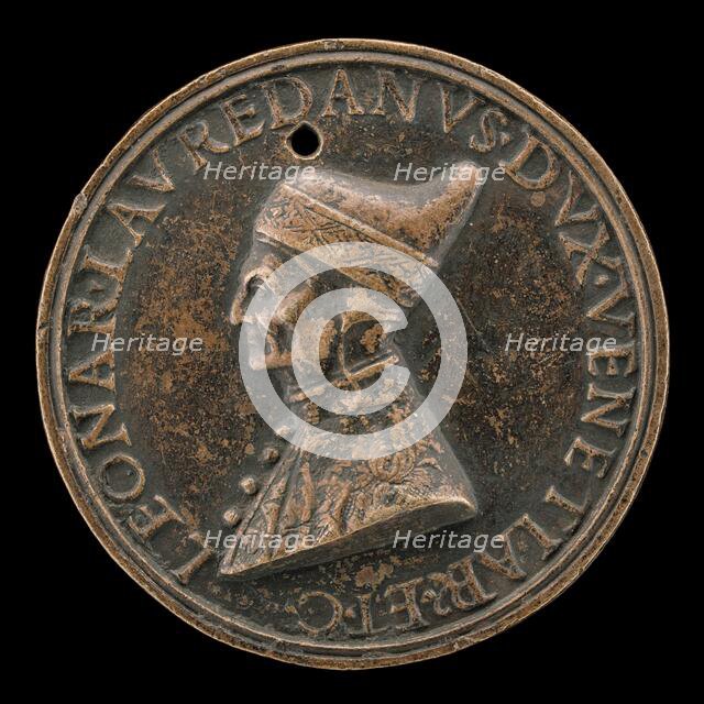 Leonardo Loredano, 1436-1521, Doge of Venice 1501 [obverse], 1501/1510. Creator: Unknown.