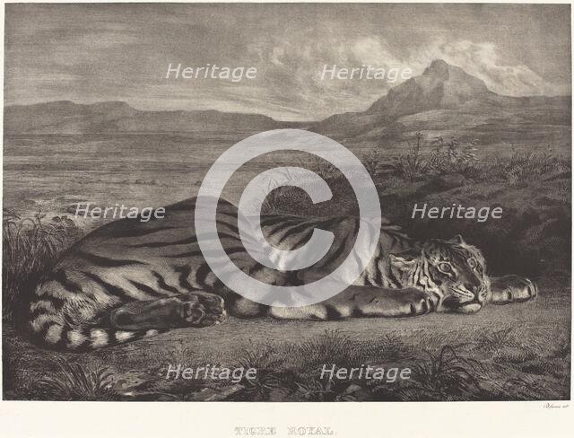 Royal Tiger (Tigre Royal), 1829. Creator: Eugene Delacroix.