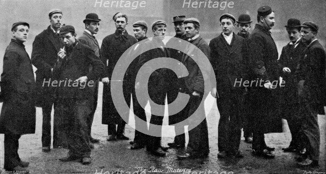 Army raw recruits, 1895. Artist: Gregory & Co