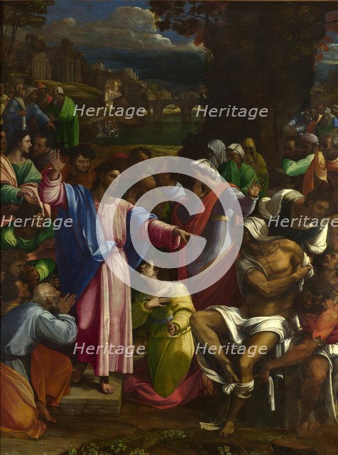 The Raising of Lazarus, ca 1518. Artist: Piombo, Sebastiano, del (1485-1547)