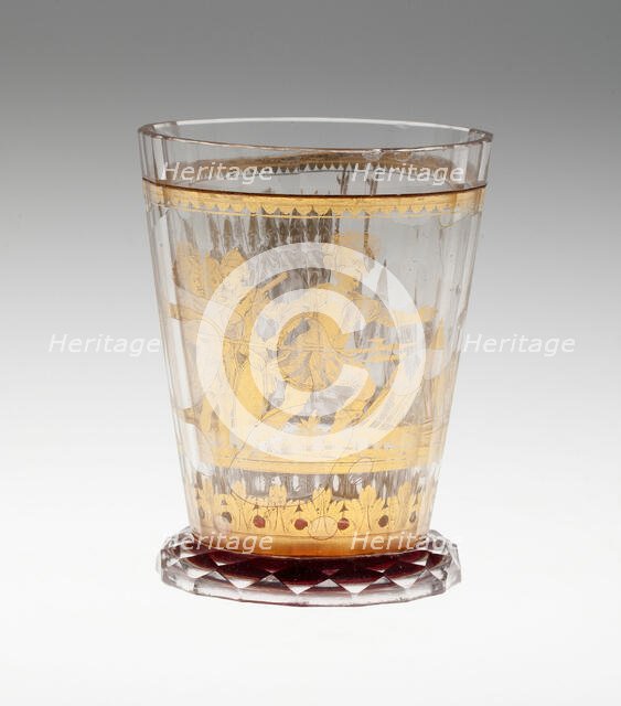 Beaker, Bohemia, c. 1730. Creator: Bohemia Glass.