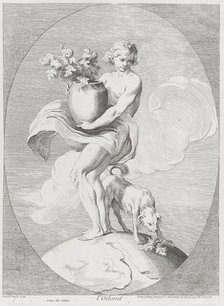 Smell, 1730-65. Creators: Caylus, Anne-Claude-Philippe de, Etienne Fessard.