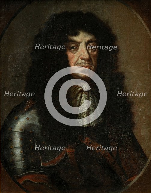 Portrait of John II Casimir Vasa (1609-1672), King of Poland and Grand Duke of Lithuania, Second Half of the 17th cen.. Artist: Anonymous  