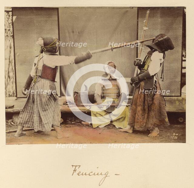 Fencing, about 1873-1883. Creator: Shinichi Suzuki I.