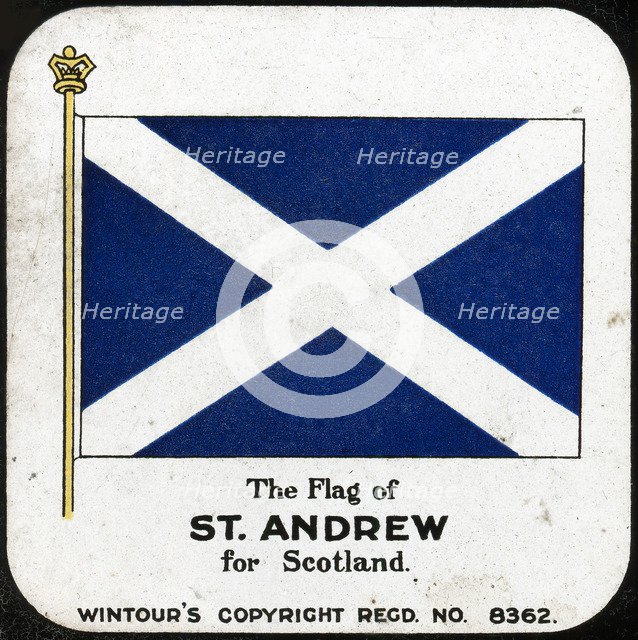 'The Flag of St Andrew for Scotland', c1910s(?). Artist: Unknown