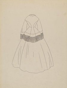 Dress Pattern, c. 1938. Creator: Irene Lawson.