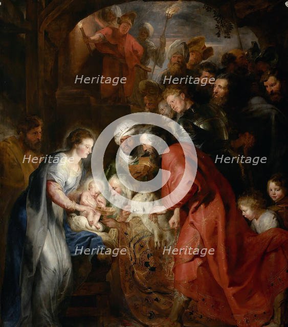 The Adoration of the Magi, ca 1619. Creator: Rubens, Pieter Paul (1577-1640).