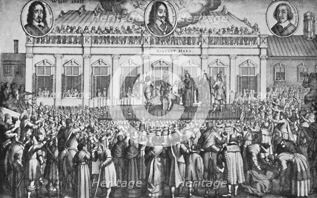 'Execution of Charles I.', c1649, (1903). Artist: Sebastian Furck.