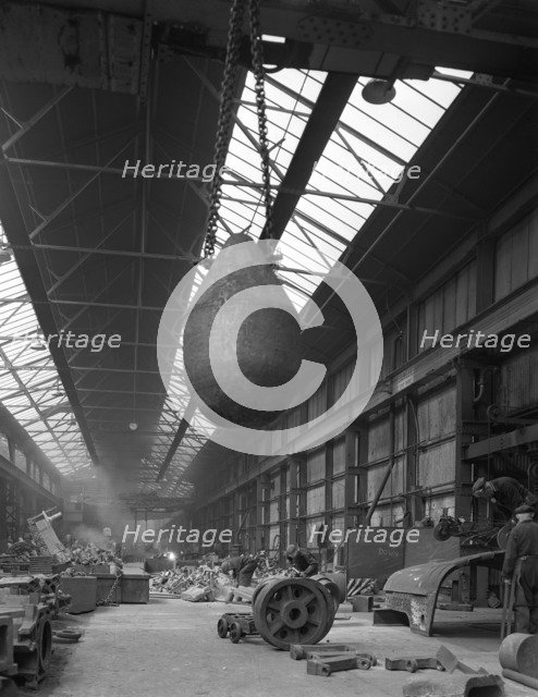 Edgar Allen steel foundry, Meadowhall, Sheffield, South Yorkshire, 1962.  Artist: Michael Walters
